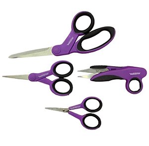 Kit de Tesoura Corte de Costura 4 Peças