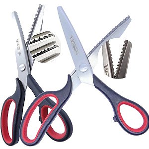 Kit De Tesouras De Picotar Zig Zag + Escalope Profissional