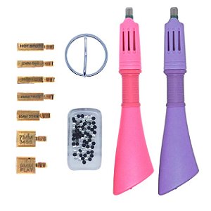 Caneta Aplicadora Strass Hotfix Bivolt Com 7 pontas