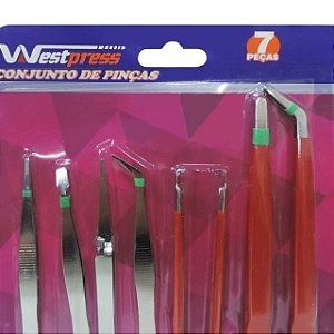 Kit de Pinças com 7 Peças