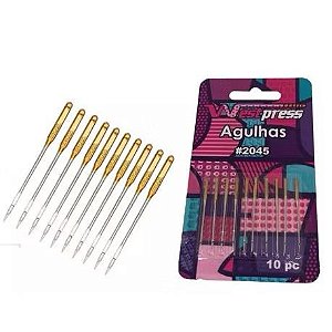 Agulha para Costurar Malha 2045 Máquina Doméstica 10pg - Westpress