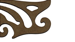 Régua Curva Francesa para Modelagem em MDF 240x115mm - Westpress