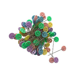 Alfinetes de Botão para Patchwork Costura