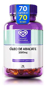 Óleo De Abacate 1000mg Softgel | 70 Cápsulas - Anami