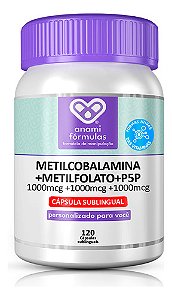 Metilcobalamina+metilfolato+b6 Ativa 1mg Cada 120cp Sublingu