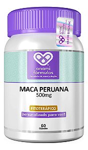 Maca Peruana 500mg Extrato 90% Sapopin. | 60 Cápsulas