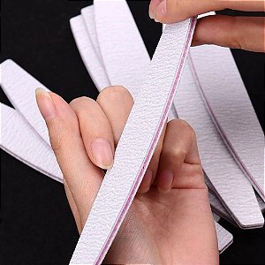 Lixa Bumerangue 100/180 para Unhas Profissional