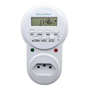 Timer Temporizador Digirtal Programável Tomada Bivolt Qtd01