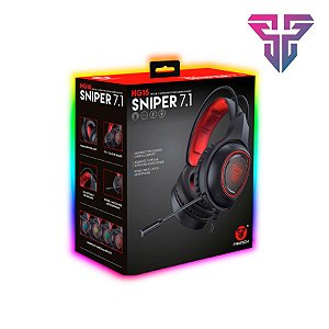 Headset Gamer Sniper 7.1 USB Iluminação RGB Fantech HG16