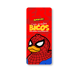 QUADRO DE METAL P - NERDUCKS - SPIDER PATO
