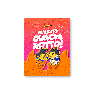 QUADRO DE METAL M - NERDUCKS - MALDITO QUACKROTTO!