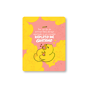 QUADRO DE METAL M - NERDUCKS - GRATIDÃO