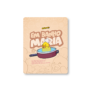 QUADRO DE METAL M - NERDUCKS - EM BANHO MARIA