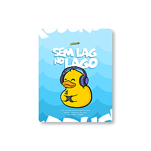 QUADRO DE METAL M - NERDUCKS - SEM LAG NO LAGO