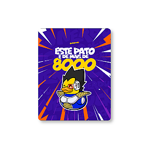 QUADRO DE METAL M - NERDUCKS - ESSE PATO É MAIS DE 8 MIL