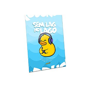 QUADRO DE METAL G - NERDUCKS - SEM LAG NO LAGO