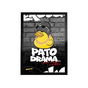 QUADRO DE METAL GG - NERDUCKS - PATO DRAMA