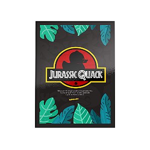 QUADRO DE METAL GG - NERDUCKS - JURASSIK QUACK