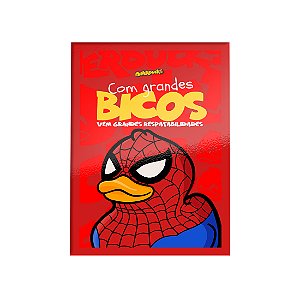 QUADRO DE METAL GG - NERDUCKS - SPIDER PATO