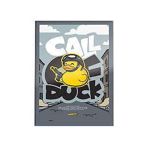 QUADRO DE METAL GG - NERDUCKS - CALL OF DUCK