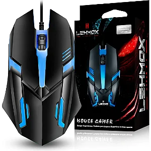 Mouse Gamer com Fio Usb e Led Lehmox - LEY-206
