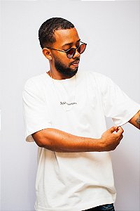 Oversized Estampa "Sujeito Homem" Branca