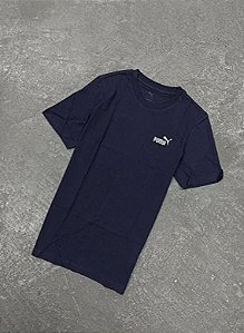Camiseta Puma Icon Bordado Azul Marinho