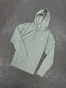 Moletom Nike Club Canguru Oliva