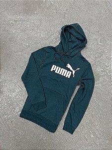 Moletom Puma Com Capuz Essentials Verde