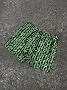 Short Lacoste Sopot Monograma Verde
