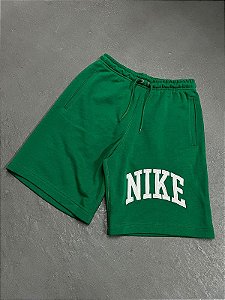 Bermuda Nike Clube Sportswear Shorts French Terry Verde