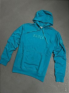 Moletom Nike Barcelona III Club French Terry Azul Piscina