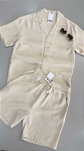 Conjunto Zara Edcion Imlited Bege