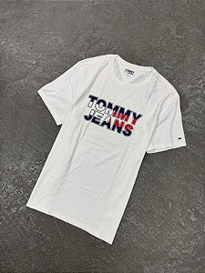 CAMISETA TOMMY HILFIGER BASIC BIG LOGO BRANCA
