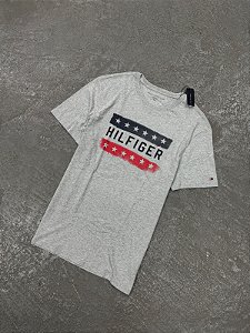 CAMISETA TOMMY HILFIGER MENS SEASONAL KEY CINZA