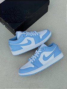 Air Jordan Low Blue Ice – Edição Premium