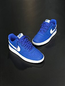 Nike Court Vision Low — Azul Royal & Branco