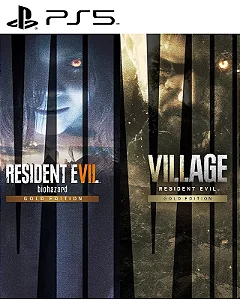 Resident Evil 7 Gold Edition & Village Gold Edition PS4 Mídia Digital