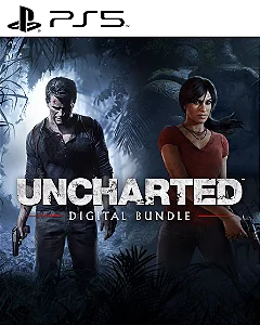 Bundle UNCHARTED 4: A Thief's End e UNCHARTED: The Lost Legacy PS5 Mídia Digital