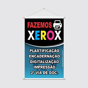 Banner Vertical 40x60cm - FAZEMOS XEROX - Plastificação, Encadernação, Impressão e Serviços de Gráfica Rápida