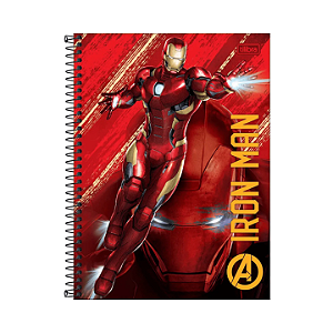 Caderno Avengers Tilibra 80 Folhas – Capa Dura Oficial Marvel