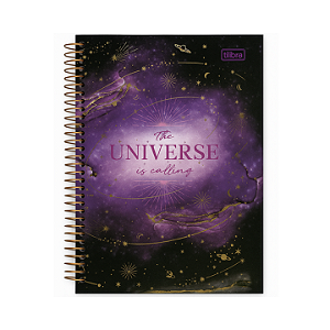 Caderno Magic Tilibra 80 Folhas – Universo & Signos | Capa Dura