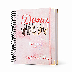 Planner Dance 2026 Personalizado com Nome – LBF Papelaria Personalizada