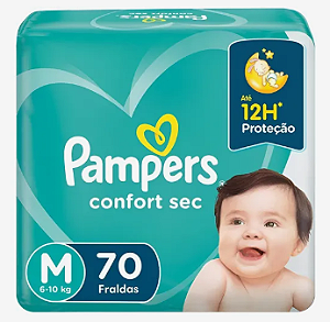 Fraldas Pampers Confort Sec