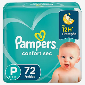 Fraldas Pampers Confort Sec
