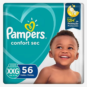 Fraldas Pampers Confort Sec