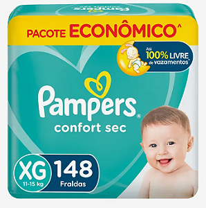 Fraldas Pampers Confort Sec