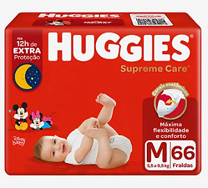 Fraldas Huggies Supreme Care