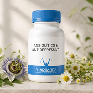Ansiolítico e Antidepressivo 60 Cápsulas