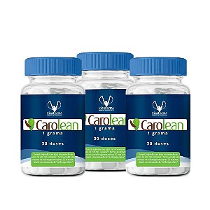 Combo de 3 potes de Carolean 1 grama 30 doses